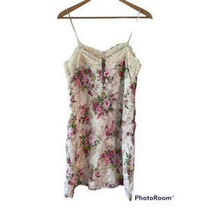 Anthropologie Aratta Silent Journey Floral Lace Trim Girlie Romantic Dress